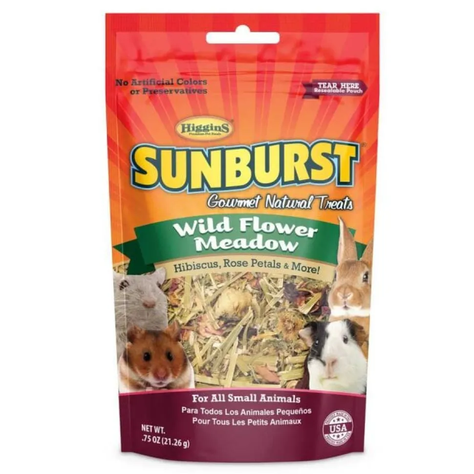 Higgins Sunburst Wild Flower Meadow Small Animal Treats - 0.75 Oz
