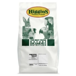 Higgins Supreme Seed Mix Supreme Parakeet Bird Food - 50 Lbs