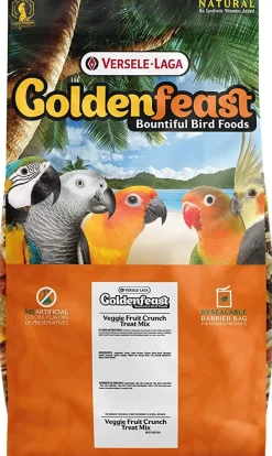 Higgins VL Goldenfeast Veggie Fruit Bird Food - 15 Lbs