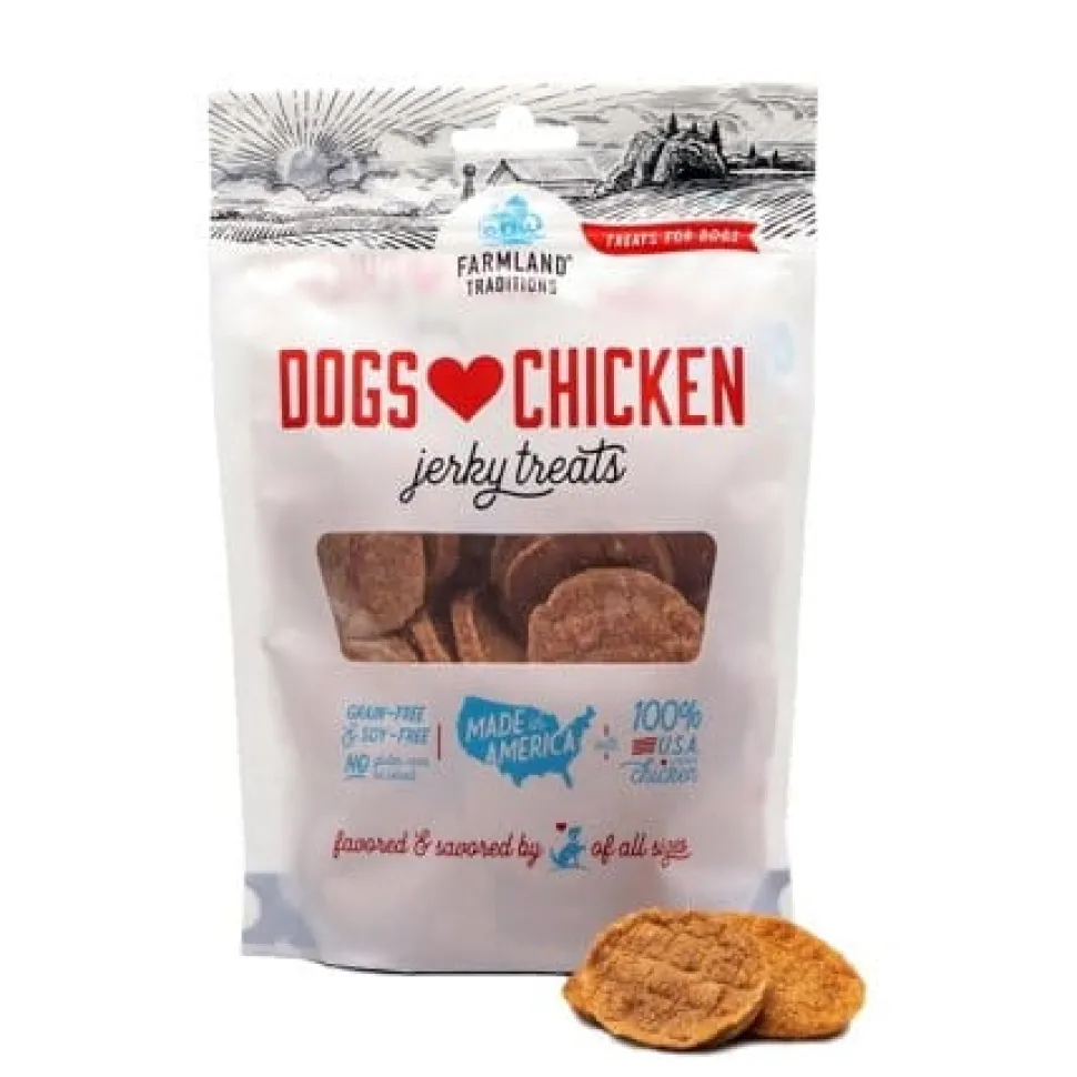 Hillside Farms Farmland Traditions Dogs Love Chicken Jerky Dog Treats - 16 Oz