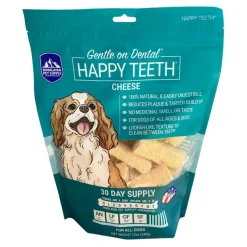 Himalayan Dog Chew Happy Teeth 30 Day Charcoal Cheese Flavored Dental Dog Chews - 12 Oz