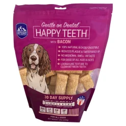 Himalayan Dog Chew Happy Teeth 30 Day Bacon Flavored Dental Dog Chews - 12 Oz