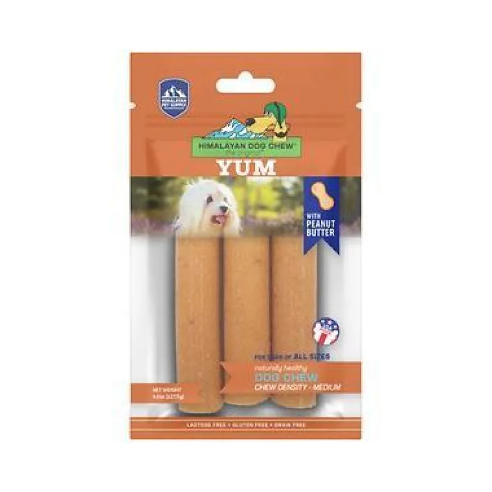 Himalayan Dog Chew Yaky Yum Peanut Butter Natural Dog Chews - 4.5 oz