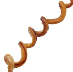 Home Range Water Buffalo Spiral Dog Bully Sticks - 6-7 In - Case of 35