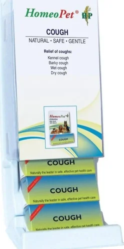 HomeoPet Cough Display Cat and Dog First Aid Care - 15 ml - 6 Count