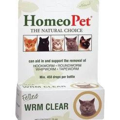 HomeoPet Worm Clear Cat and Dog First Aid Care - 15 ml