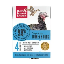 Honest Kitchen Booster Turkey Duck Meal Wet Dog Food - 5.5 Oz - Case of 12