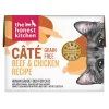 Honest Kitchen Cate Grain-Free Beef and Chicken Pate Wet Cat Food Pouch - 2.8 Oz - Case of 12