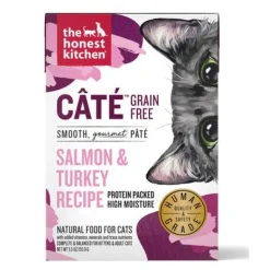 Honest Kitchen CATE Salmon Turkey Wet Cat Food - 5.5 Oz - Case of 12
