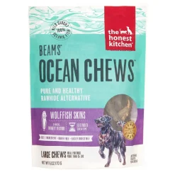 Honest Kitchen Dog BEAMS Ocean Chews Wolffish Fish - Large - 6 Oz