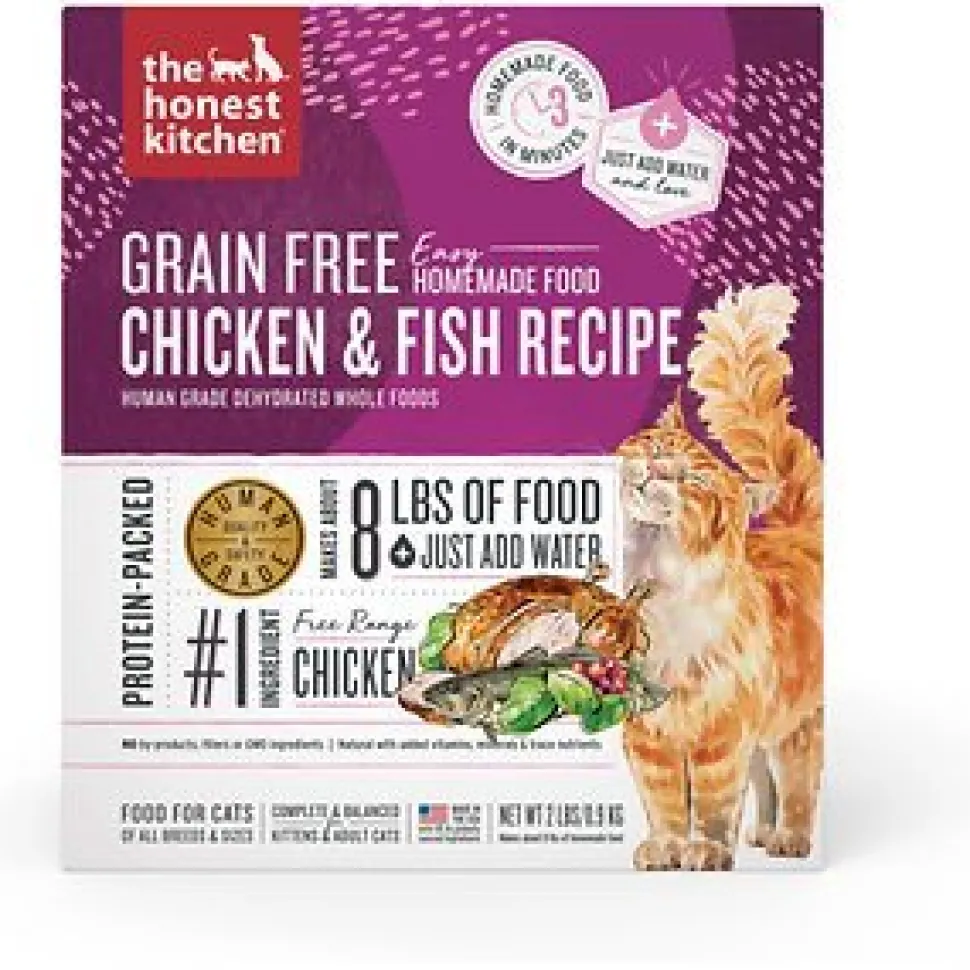 Honest Kitchen Grain-Free Dehydrated Cat Food Chicken Whitefish - 2 lbs