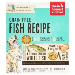 Honest Kitchen Grain-Free Fish Dehydrated Dog Food - 4 lbs BOX