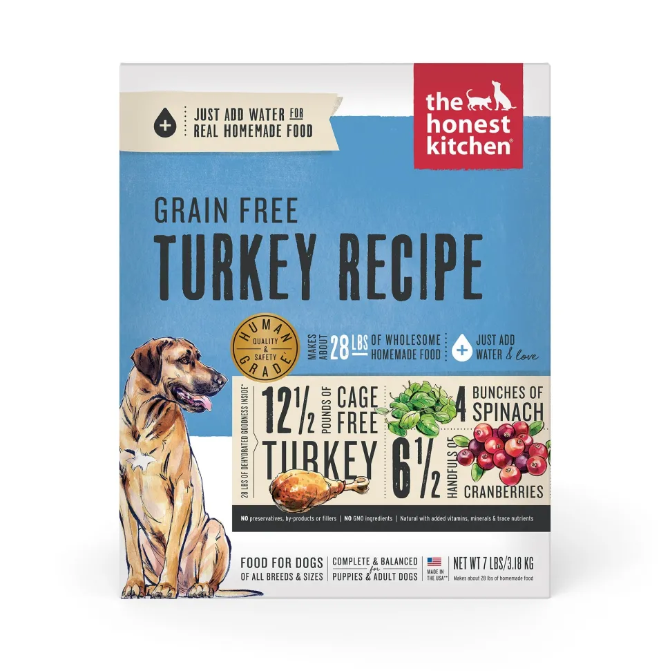 Honest Kitchen Grain-Free Turkey Dehydrated Dog Food - 7 lb Box