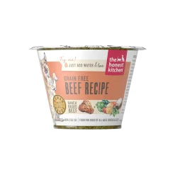 Honest Kitchen Grain-Free Beef Dehydrated Dog Food - 1.75 Oz Cup - Case of 12
