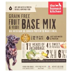 Honest Kitchen Grain-Free Fruit and Vegetables Dehydrated Dog Food - 3 lbs BOX