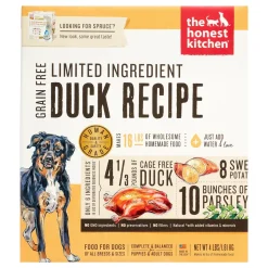 Honest Kitchen Limited Ingredient Diet Grain-Free Duck Dehydrated Dog Food - 4 lb Box