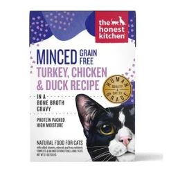 Honest Kitchen Minced Chicken Duck Wet Cat Food - 5.5 Oz - Case of 12
