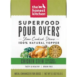 Honest Kitchen Pour Superfood Chicken Wet Dog Food - 5.5 Oz - Case of 12