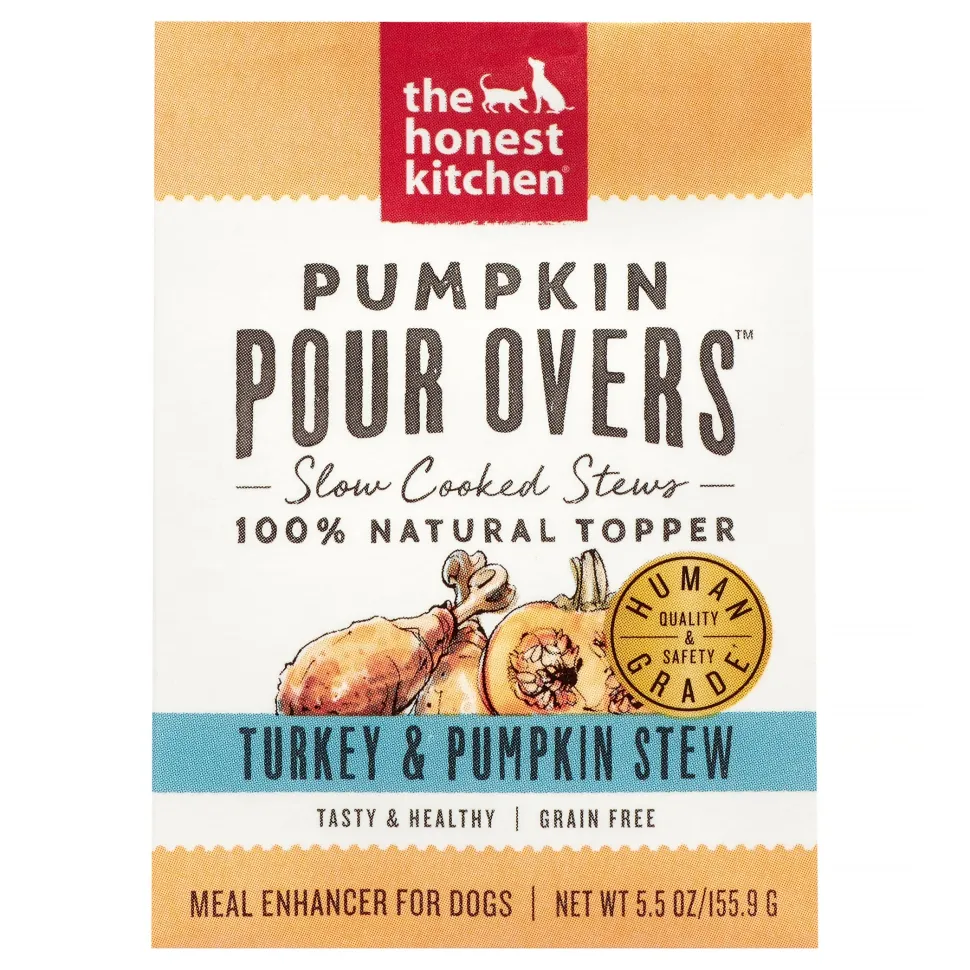 Honest Kitchen Pour Turkey Pumpkin Wet Dog Food - 5.5 Oz - Case of 12