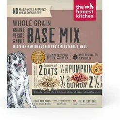 Honest Kitchen Whole Grain Vegetables Fruit Dehydrated Dog Food - 3 lb Box