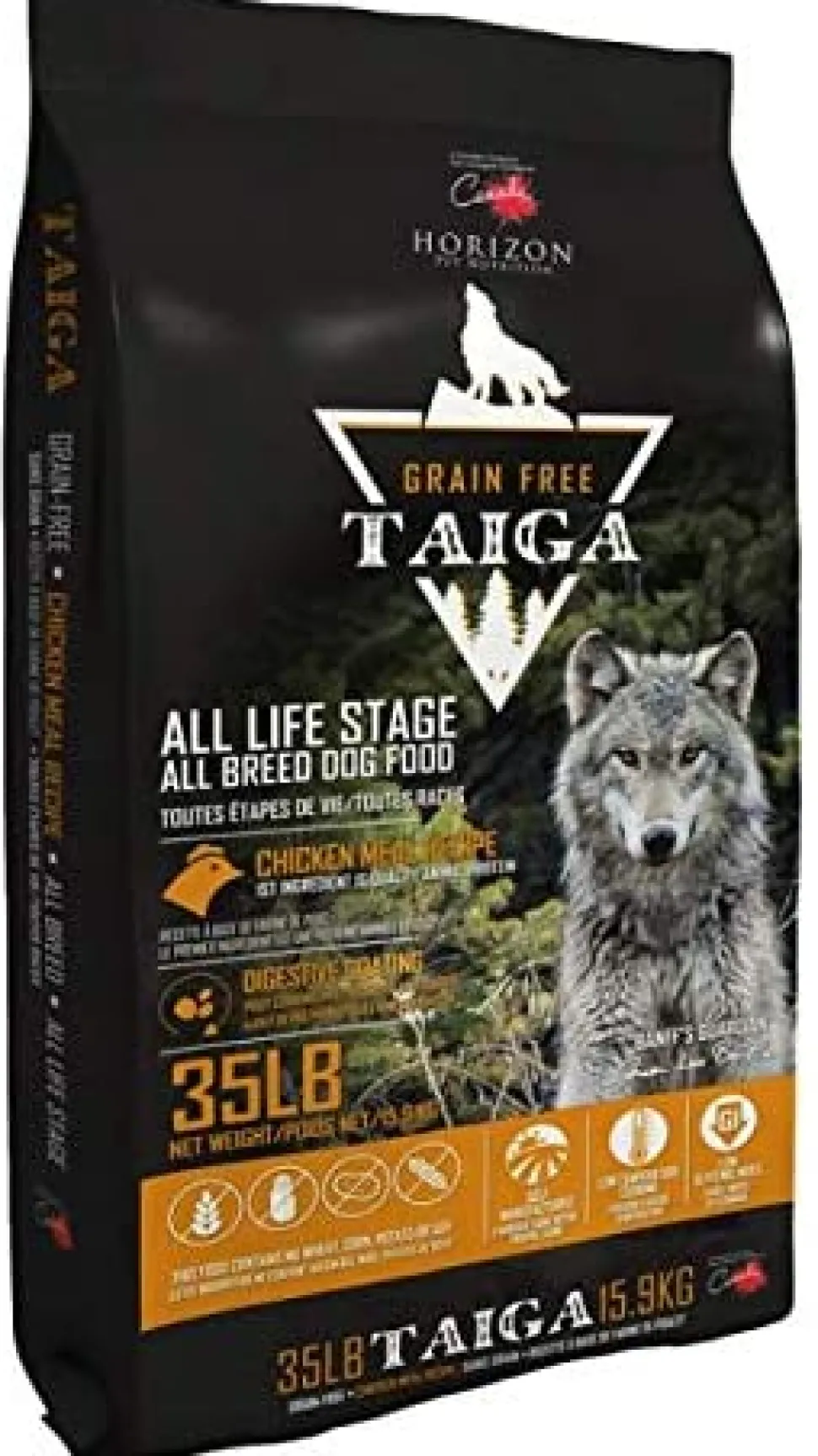 Horizon Taiga Grain-Free Chicken Dry Dog Food - 35 lb Bag