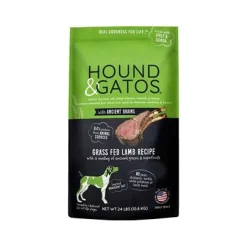 Hound and Gatos Ancient Grain Lamb Dry Dog Food - 24 lbs