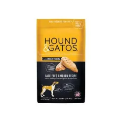 Hound and Gatos Ancient Grain Chicken Dry Dog Food - 12 lbs