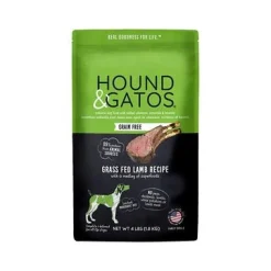 Hound and Gatos Grain-Free Lamb Dry Dog Food - 4 lbs