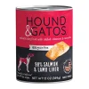 Hound and Gatos Grain-Free Salmon Lamb Liver Pate Canned Dog Food - 13 Oz - Case of 12