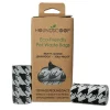 Houndscoop Paper Dispenser with Hemp strap Cat and Dog Poop Bags - 15 Bags Included