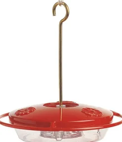 Hummzinger Mini Classic Hummingbird Feeder - Red - 8 Ounce Cap