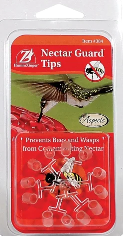 Hummzinger Nectar Guard Tips - Clear - 12 Tips