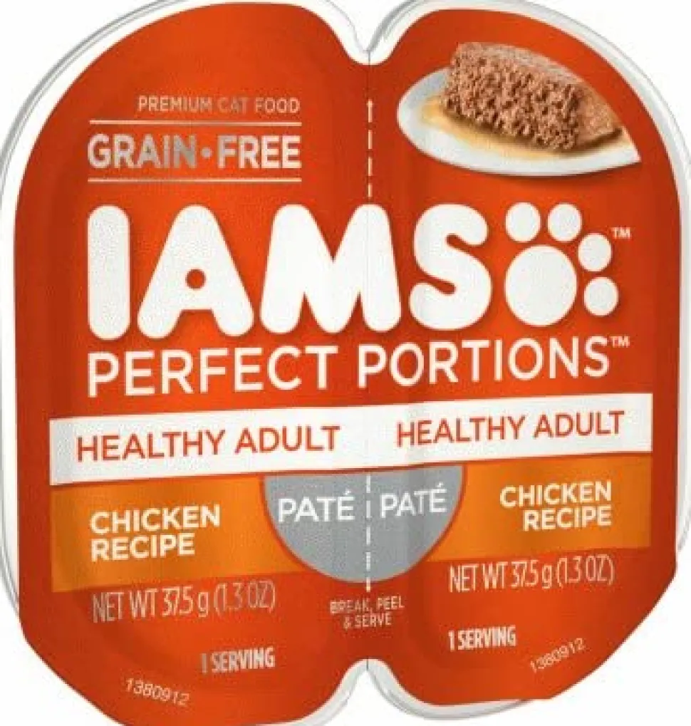 Iams Perfect Portions Original Chicken Pate Canned Cat Food - 2.6 oz - Case of 24