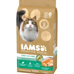 Iams ProActive Health Long Hair Chicken Dry Cat Food - 6 lb Bag