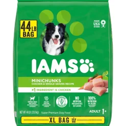 Iams ProActive Health Mini Chunks Chicken and Whole Grain Adult Dry Dog Food - 44 lb Bag