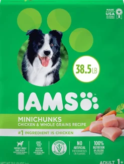 Iams ProActive Health Mini Chunks Chicken and Whole Grain Adult Dry Dog Food - 38.5 lb Bag