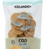 Icelandic+ Cod Fish Chips Natural Dehydrated Cat and Dog Treats - 2.5 oz