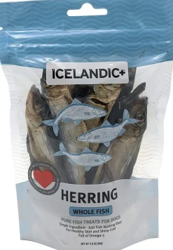 Icelandic+ Herring Whole Fish Natural Dehydrated Dog Treats - 3 oz