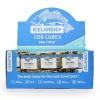 Icelandic+ Large Cod Skin Cube Display Box Natural Dehydrated Cat and Dog Treats - 12 Count