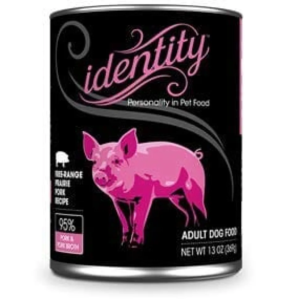 Identity 95% Free-Range Prairie Pork Canned Dog Food - 13 Oz - Case of 12