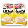 Inaba Chicken with Cheese Soft and Chewy Cat Treats - 2.46 Oz - 2 Pack - Case of 6