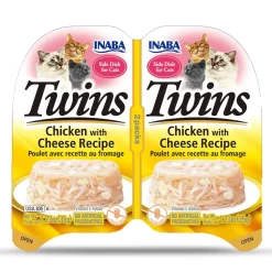 Inaba Chicken with Cheese Soft and Chewy Cat Treats - 2.46 Oz - 2 Pack - Case of 6