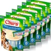 Inaba Churu Puree Dog Treats - Chicken and Tuna - .7 Oz - 8 Pack - 6 Pack