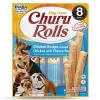 Inaba Churu Rolls Soft and Chewy Dog Treats - Chicken and Cheese - .42 Oz - 8 Pack - 6 Pack