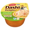Inaba Dashi Delights Chicken Tuna and Scallop Bits in Broth Cat Food Topping - 2.5 Oz - Case of 6