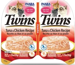 Inaba Tuna and Chicken with Tuna Puree Cat Treats- 2.8 Oz - 2 Pack