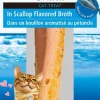 Inaba Tuna Fillet Grilled with Flavored Broth Cat Treats - Scallop - .52 Oz - 6 Pack