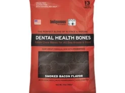 Indigenous Pet Products Smoked Bacon Dog Dental Care - 13.2 oz (40 ct) Bag