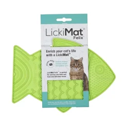 Innovative Pet Lickimat Felix Slow Feeding Mat for Cats - Green