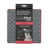 Innovative Pet Lickimat Tuff Buddy Durable Slow Feeding Mat for Dogs - Red